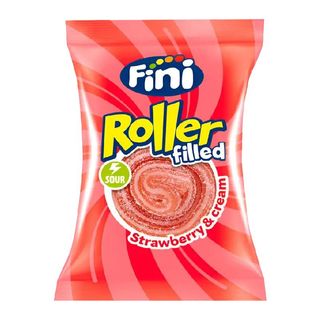 Fini Roller Fourré Fraise Crème 20g