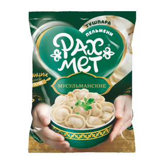 Пельмени Шин Лайн Рахмет Мусульманское  800гр М/уп Kz4870233463929