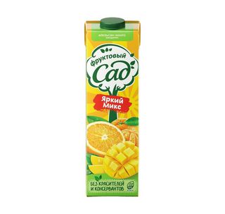 Сок Фруктовый Сад Яkzий Микс Апельсин Манго Мандарин 950мл Т/пак Рф 4600494665400