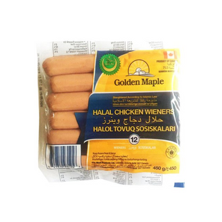 Сосиски Golden Maple Куриные 340гр М/уп Канада829810930327