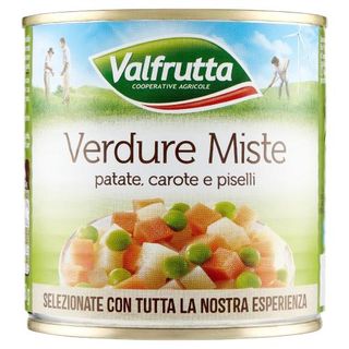 Valfrutta Verdure Miste Patate, Carote E Piselli 400 G