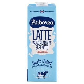 Arborea Latte Parzialmente Scremato Uht A Lunga Conservazione 1000 Ml
