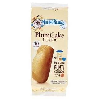 Mulino Bianco Plumcake Classico Merenda Con Yogurt Italiano 10 Pezzi 330G