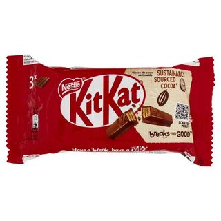 Nestlé Kitkat Original Wafer Croccante Ricoperto Da Cioccolato Al Latte 3 Snack Da 41,5 G
