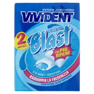 Vivident Fresh Blast Ice Mint Menthol 2 X 30 G