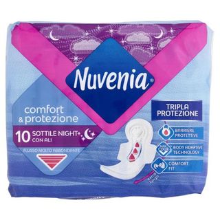 Nuvenia Comfort & Protezione Sottile Goodnight+ Con Ali 10 Pz