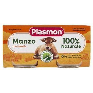 Plasmon Omogeneizzato Manzo Con Cereale 2 X 80 G