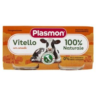 Plasmon Omogeneizzato Vitello Con Cereale 2 X 80 G
