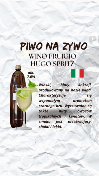 WINO FRUIGIO HUGO SPRITZ