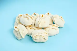 Манты с рубленной кониной и тыквой замороженные