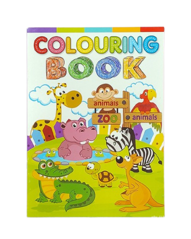 Zoo Animals Colouring Book Gift Set
