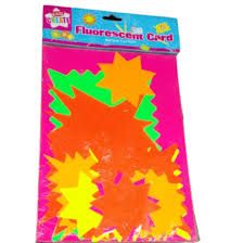 Kids Create Fluorescent Card Bumper Pack