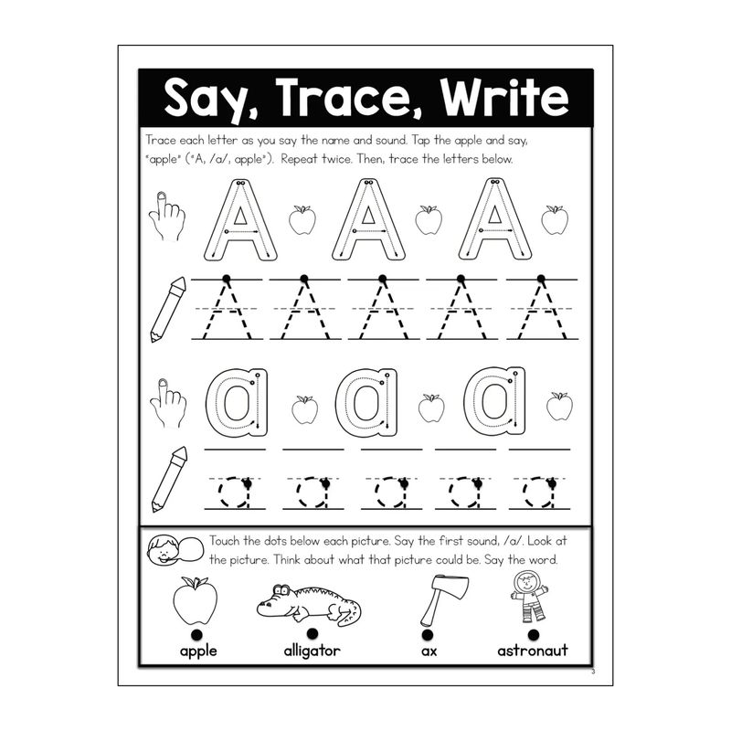 Alpha Letter Workbook For Ages 3+, Educational