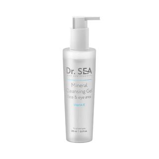 Мінеральний Очищувальний Гель Для Обличчя Та Шкіри Навколо Очей Dr.sea З Вітаміном Е, 200 Мл