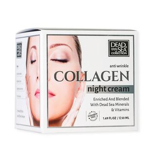 Нічний Крем З Колагеном Та Мінералами Мертвого Моря Проти Зморшок Dsc