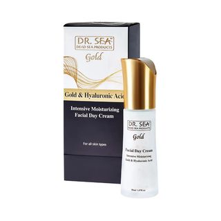 Інтенсивний Та Зволожувальний Денний Крем Для Обличчя Dr.sea З Золотом Та Гіалуроновою Кислотою, 50 Мл