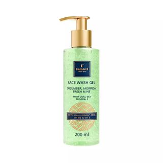 Гель Для Вмивання Famirel Cucumber, Moringa, Fresh Mint, 200 Мл З Гіалуроновою Кислотою, Вітамінами B5, E