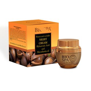 Крем Проти Зморшок З Гіулароновою Кислотою Та Олією Макадамії Sos 50 Мл