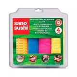 Набір Професійних Ганчірок Sano Sushi З Мікроволокна (4 Шт
