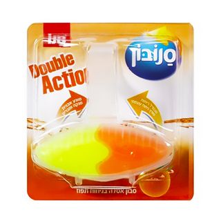 Туалетний Блок Sano Для Миття Унітазу Подвійна Дія Апельсин, 55 Г