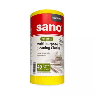 Універсальні Серветки Для Прибирання Sano Multi Purpose Cloth, 40 Шт