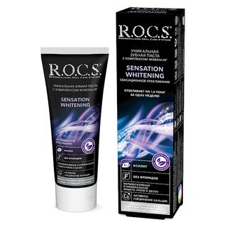 Rocs Extreme Fresh Зуб Паста Сенсац Отбеливание 74г