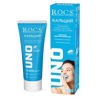 Rocs Uno Calcium Зуб.паста 74г
