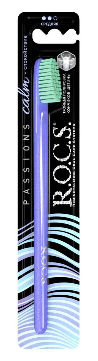 Rocs Passions Зуб Щетка Средняя №1