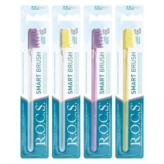 Rocs Зуб Щетка Модельная Средняя