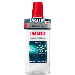 Lacalut White Ополаскиватель Для Рта С Мицелярной Водой Свежая Мята 500мл