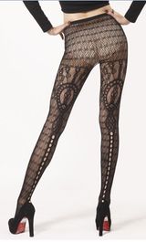 Колготки С Мистическим Рисунком [черный ] (22.7.8513)