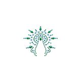 Пэстисы На Соски Gloria Bodysticker - Set Of 3 Со Стразами [сине-зеленый ] (22.5.22)