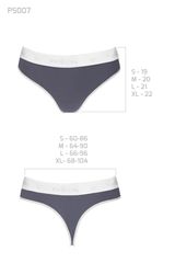 Топ И Трусики Ps007 [темно-серый, S(42-44) ] (39.7.7)
