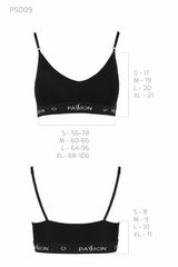 Топ И Трусики Ps009 [черный, Xl(48-50) ] (39.7.9)