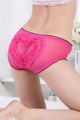 Трусики "ажурное Сердце" [розовый ] (22.9.7659)