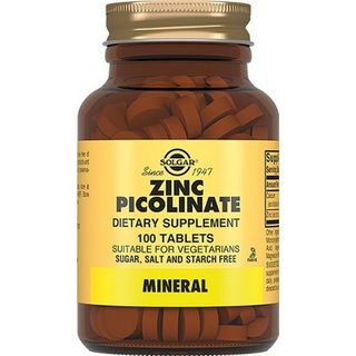 Solgar Пиколинат Цинка, №100, Табл