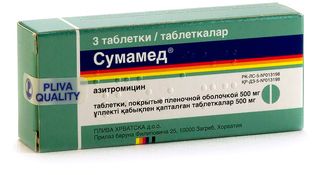 Сумамед 500 Мг № 3 Табл П/плён Оболоч