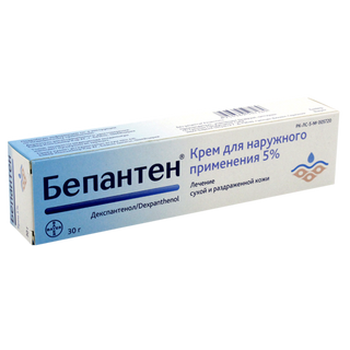 Бепантен 5% Д/наруж Применения 30 Гр Крем