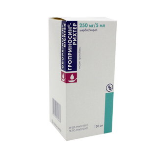 Гроприносин-рихтер 250 Мг/5 Мл 150 Мл Сироп