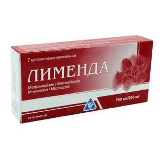 Лименда 750 Мг/200 Мг № 7 Вагин. Суппозитории