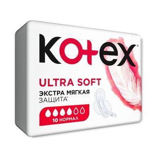 Kotex Прокладки Ultra Soft Нормал Гигиенические № 10 Шт