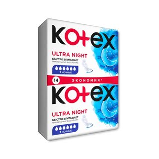 Kotex Прокладки Ultra Ночные Гигиенические № 14 Шт