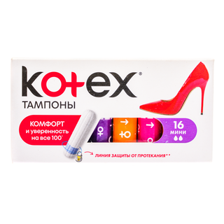 Kotex Тампоны Мини № 16 Шт