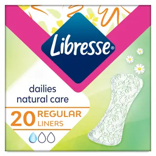 Libresse Ежедневные Прокладки Natural Care Regular 20 Шт