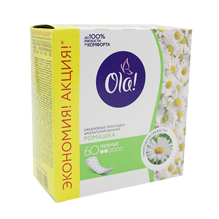 Ola Прокладки Ромашка Ежедневные № 60 Шт
