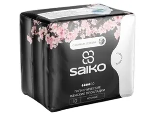 Saiko Ночные Женские Прокладки 290 Мм 10 Шт