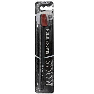 Rocs Зубная Щетка Black Edition Средняя