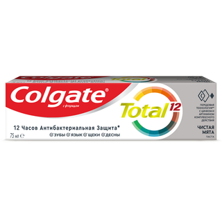 Colgate Зубные Пасты Тотал Чистая Мята 75 Мл
