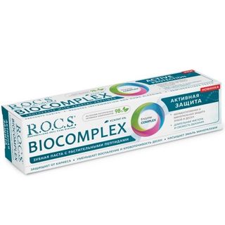 Rocs Зубная Паста Biocomplex Активная Защита 94 Гр