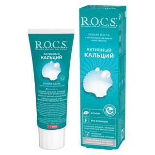 Rocs Зубная Паста Активный Кальций 94 Гр